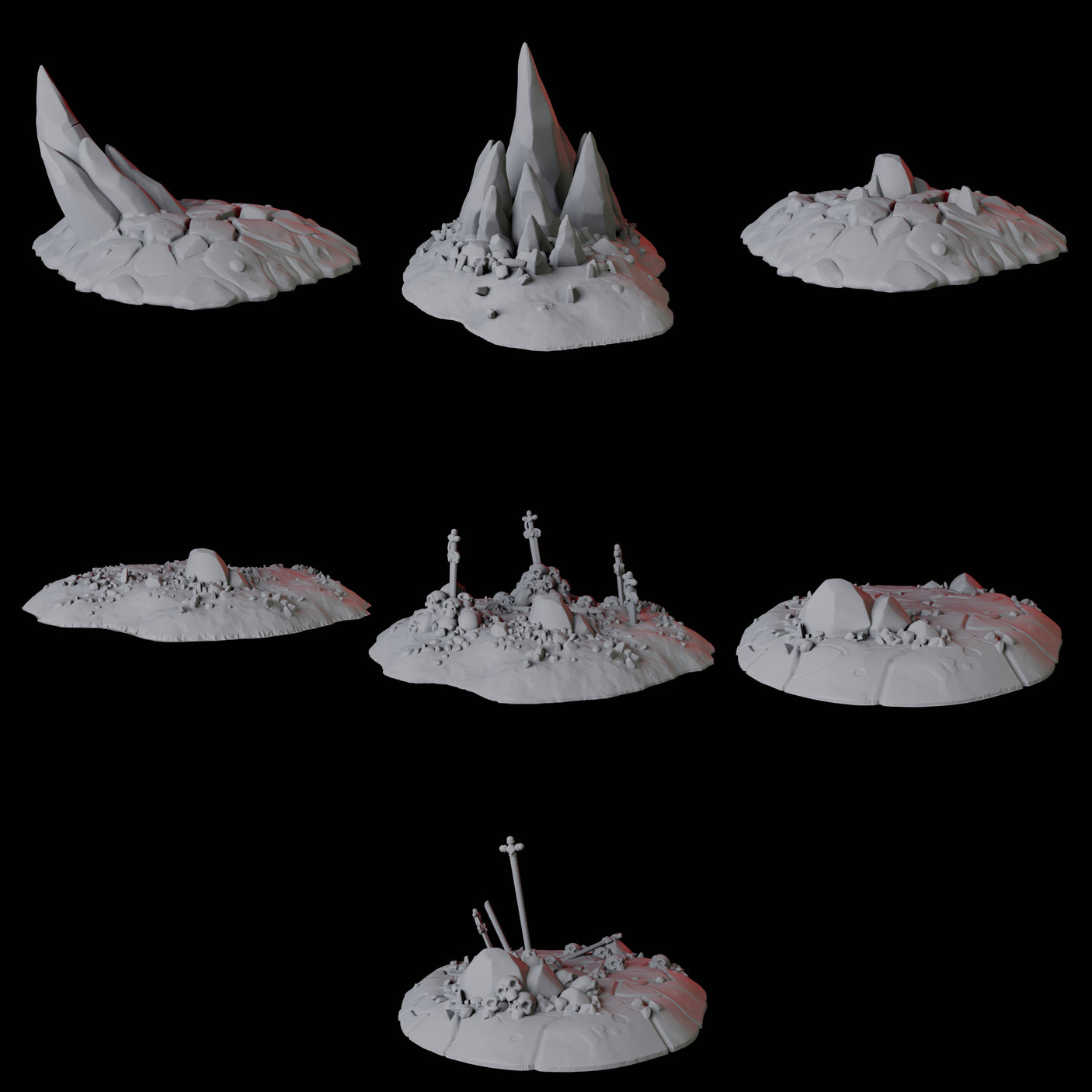 Hellscape Terrain Pieces