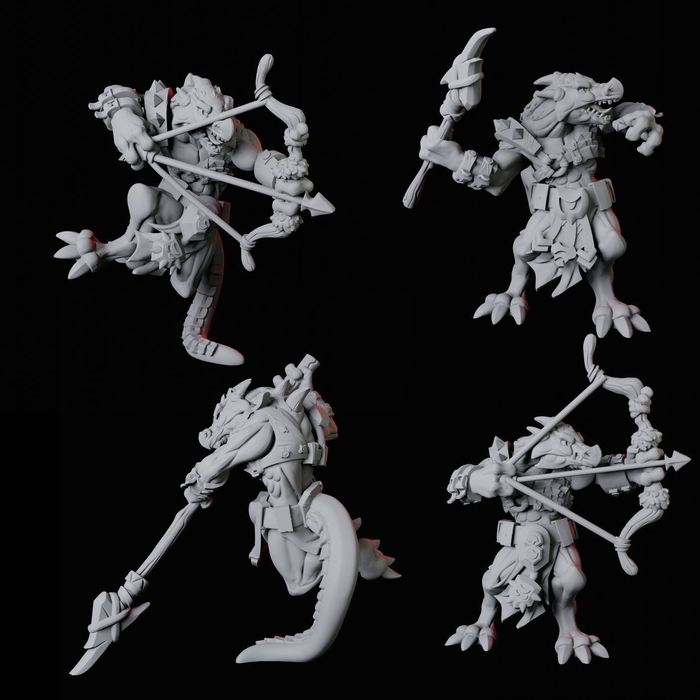 Four Kobold Rangers