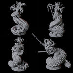 Four Shape-Shifting Yuan-Ti Abominations
