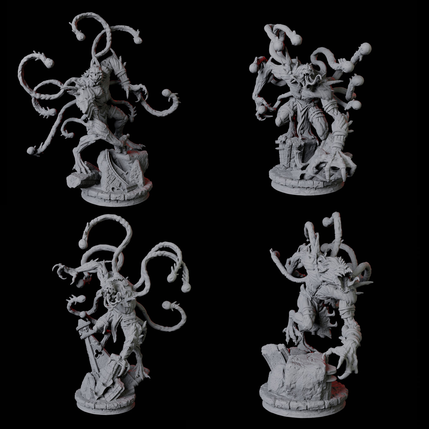 Four Infested Ghouls
