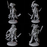 Four Weird Halfling Jester Pairs