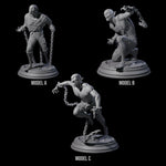 Three Chained Vampire Thralls
