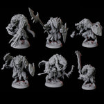 Six Powerful Frost Lizardfolk
