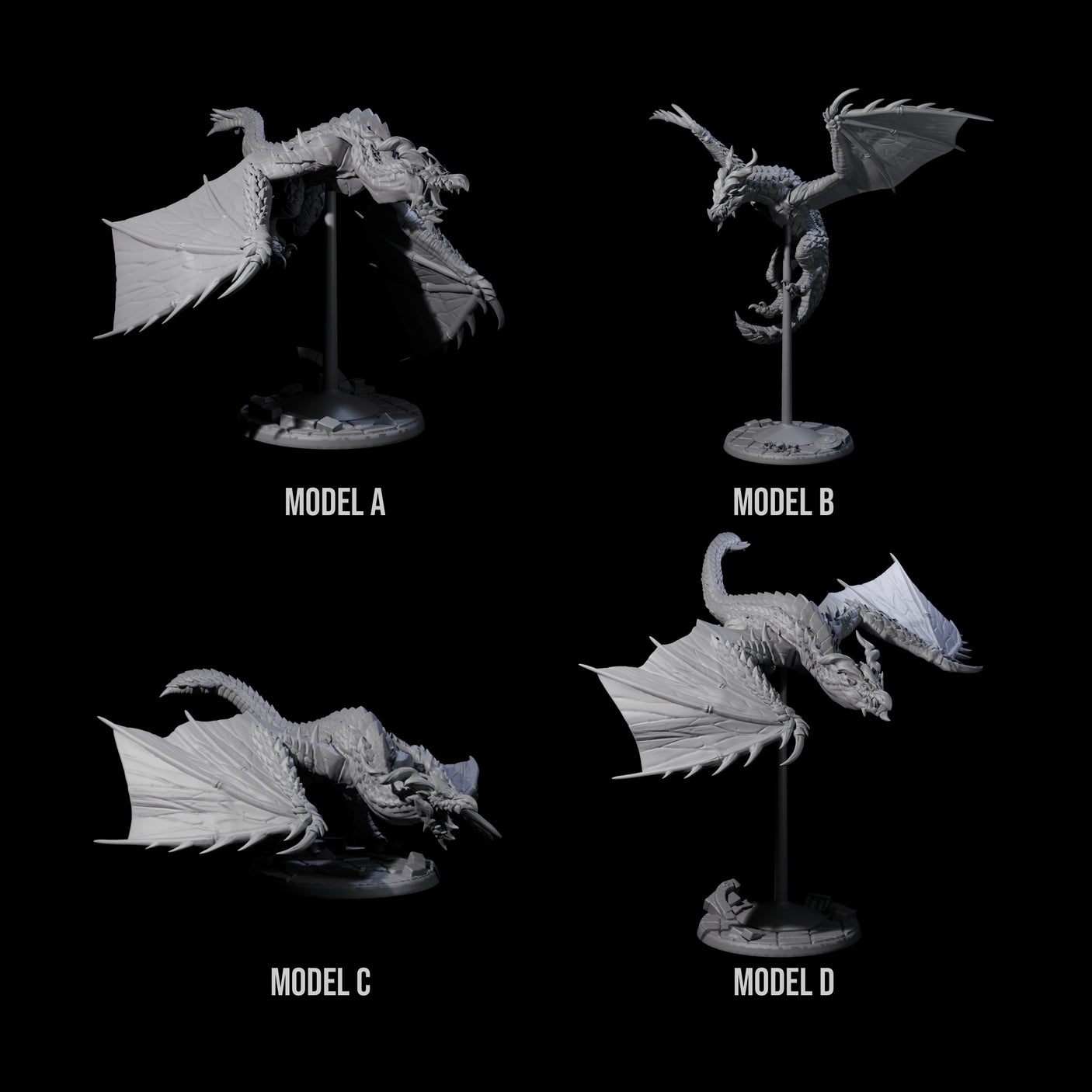 Four Evil Wyverns