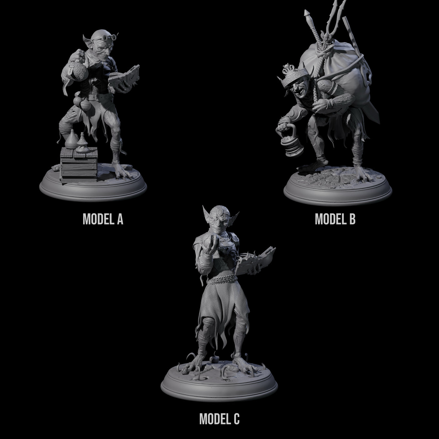 Three Plotting Goblins