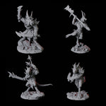 Four Blackfang Mutant Ratfolk