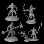 Four Powerful Tabaxi Warriors