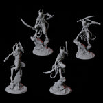 Four Sphinx Tabaxi Warriors