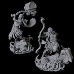 Two Battlemaiden Giantesses