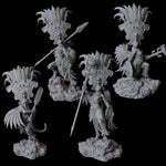 Four Lizardfolk Sundancers
