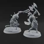 Axes Held High Ghoul Warriors