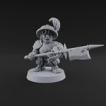 Feather Flourishing Halfling Halberdiers A