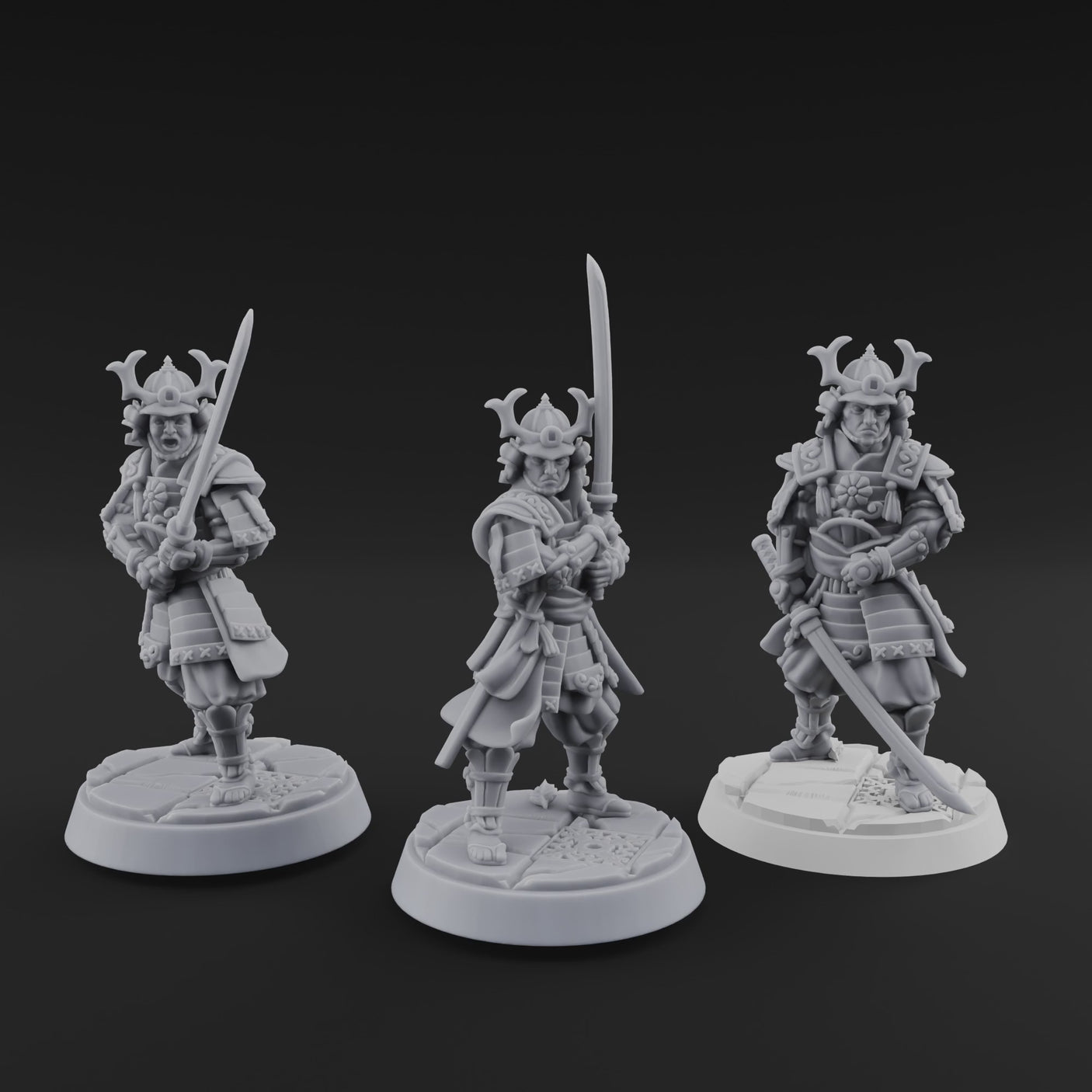 Stern Horned Samurai
