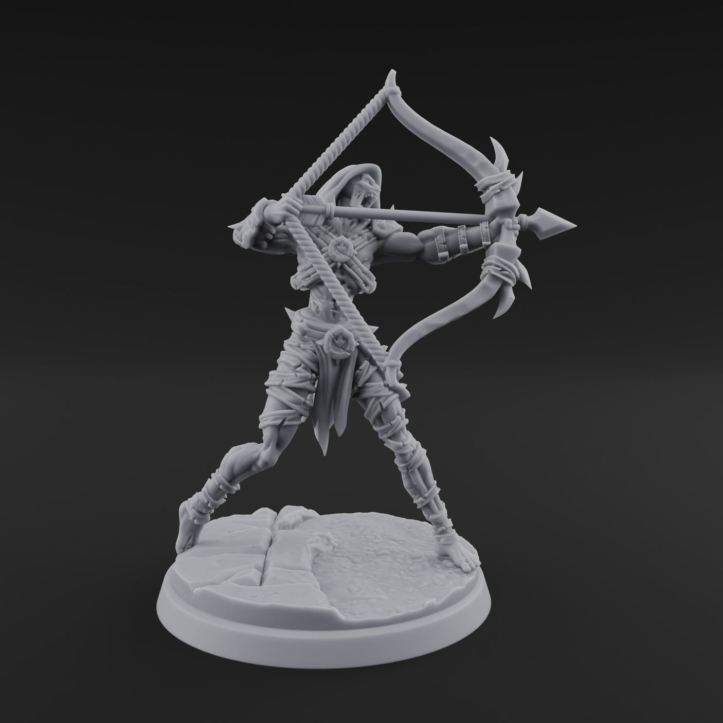 Drawing Back For The Shot Ghoul Archers A