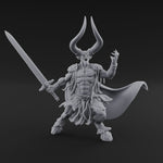 Horns Raised Roaring Demon Warlord