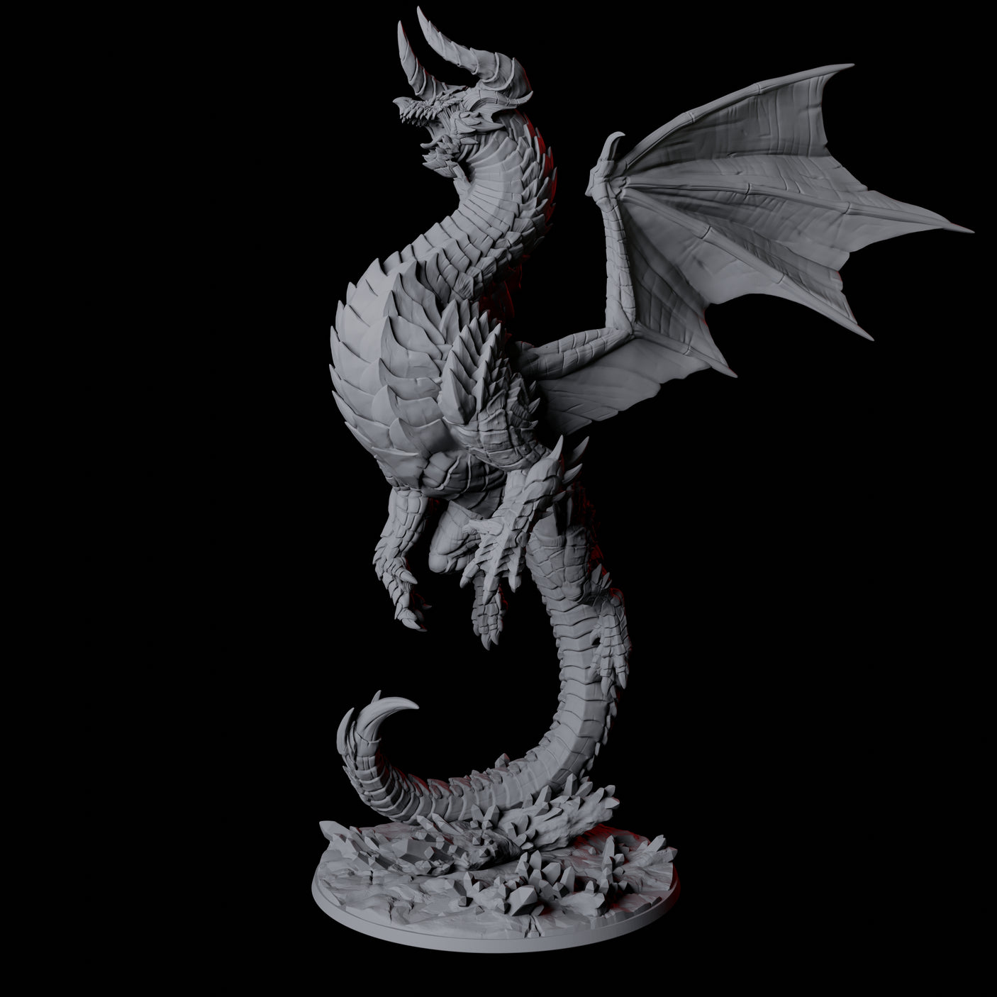 Terrifying Red Dragon