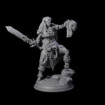 Victorious Half Orc Barbarian