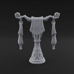 Tasseled Ballroom Banner Stand