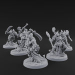 Axe Held High Ornate Human Warlords