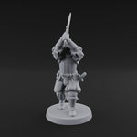 Sword Held High Human Landsknecht