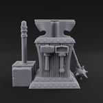 Riveted-Steel Forge Anvil