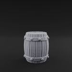 Brass-Banded Storage Barrel