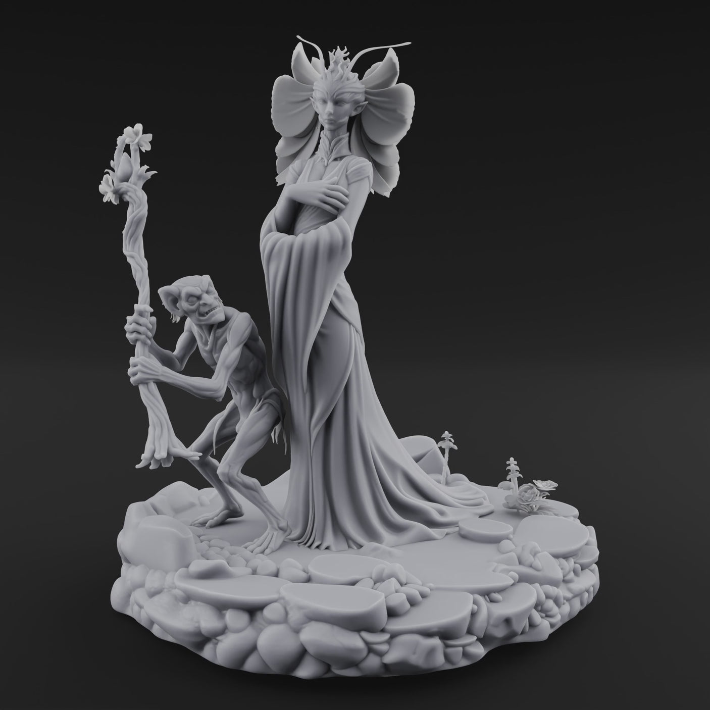 Butterfly Winged Towering Fey Lord Enchantress