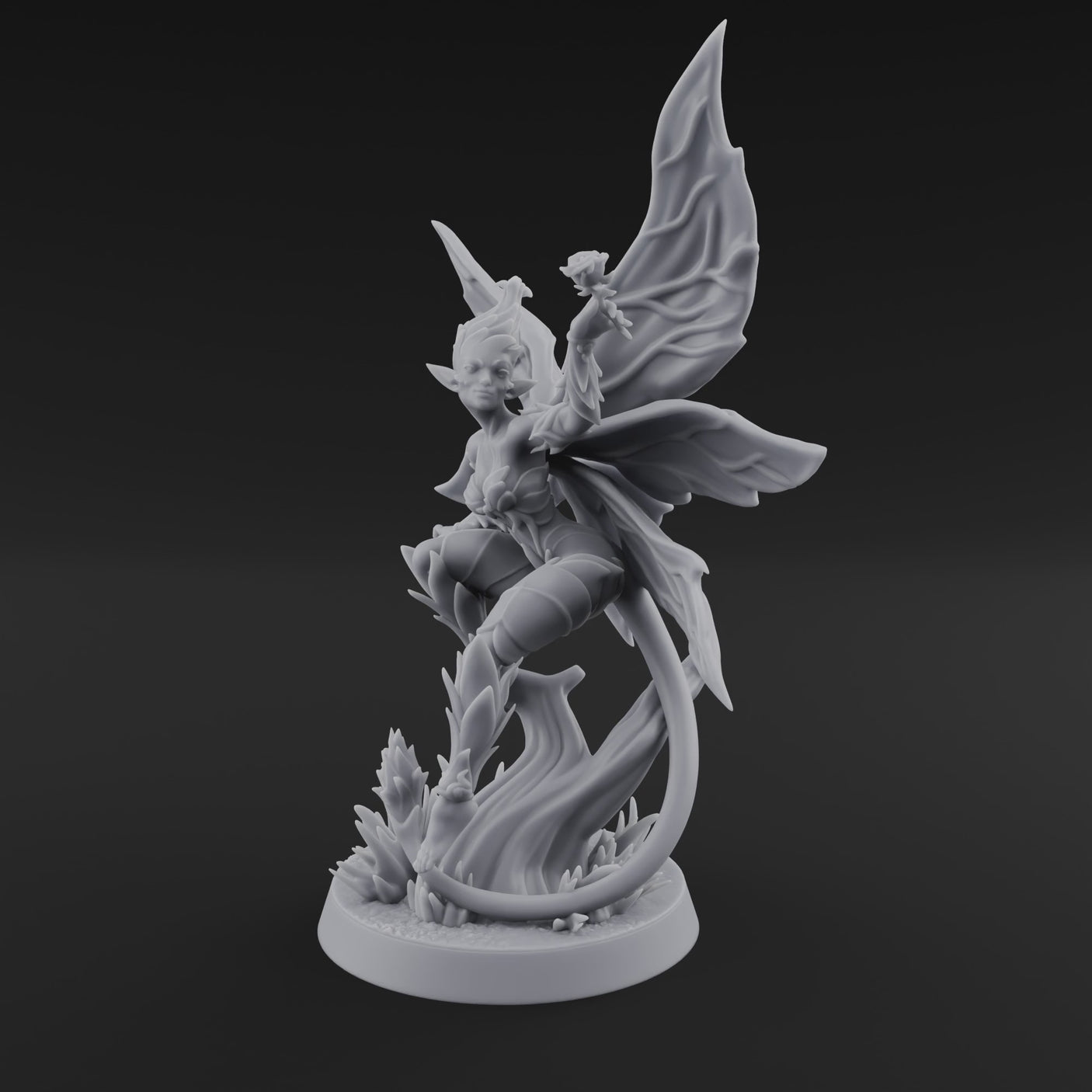Wings Unfurling Gracefully Sprite Enchantresses C