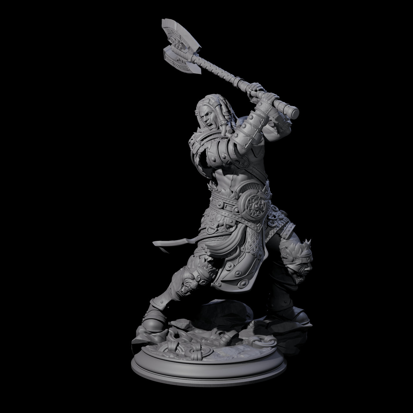 Lunging Barbarian