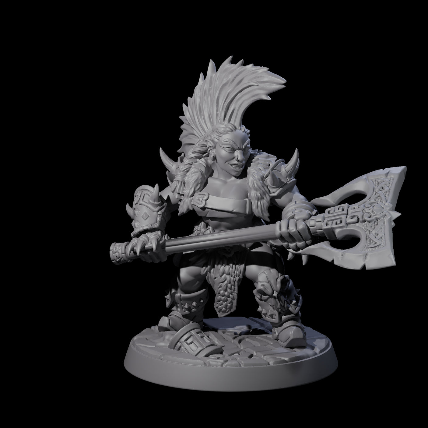 Raging Berserker Dwarf D