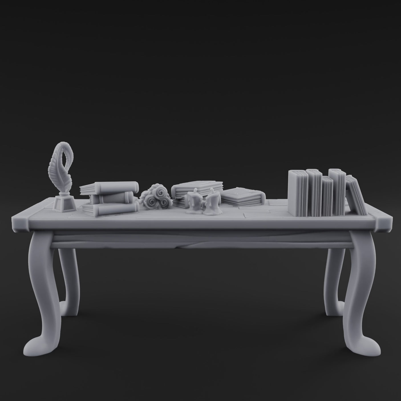Curator's Artifact Display Table