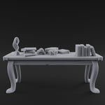 Curator's Artifact Display Table