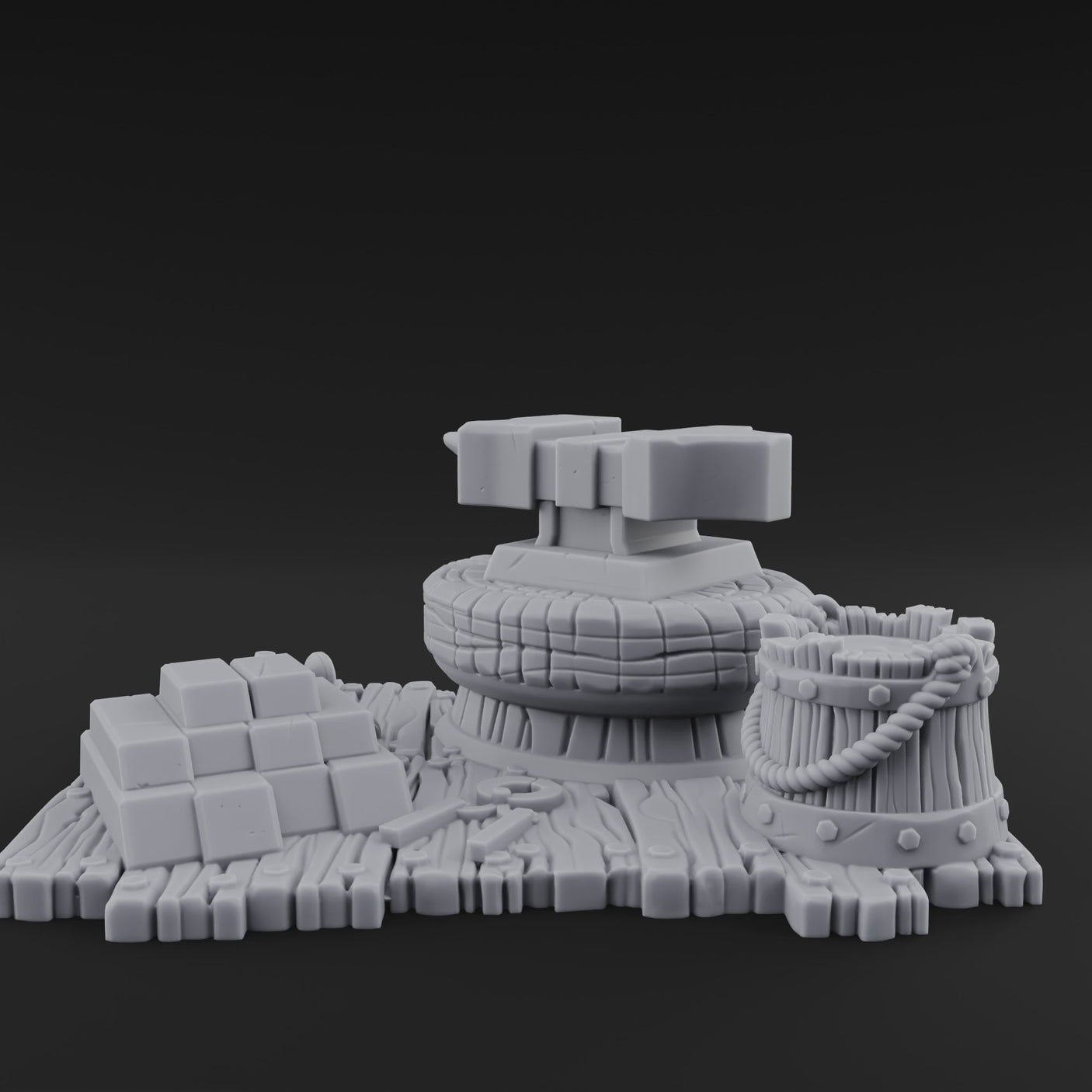 Rope-Coiled Anvil