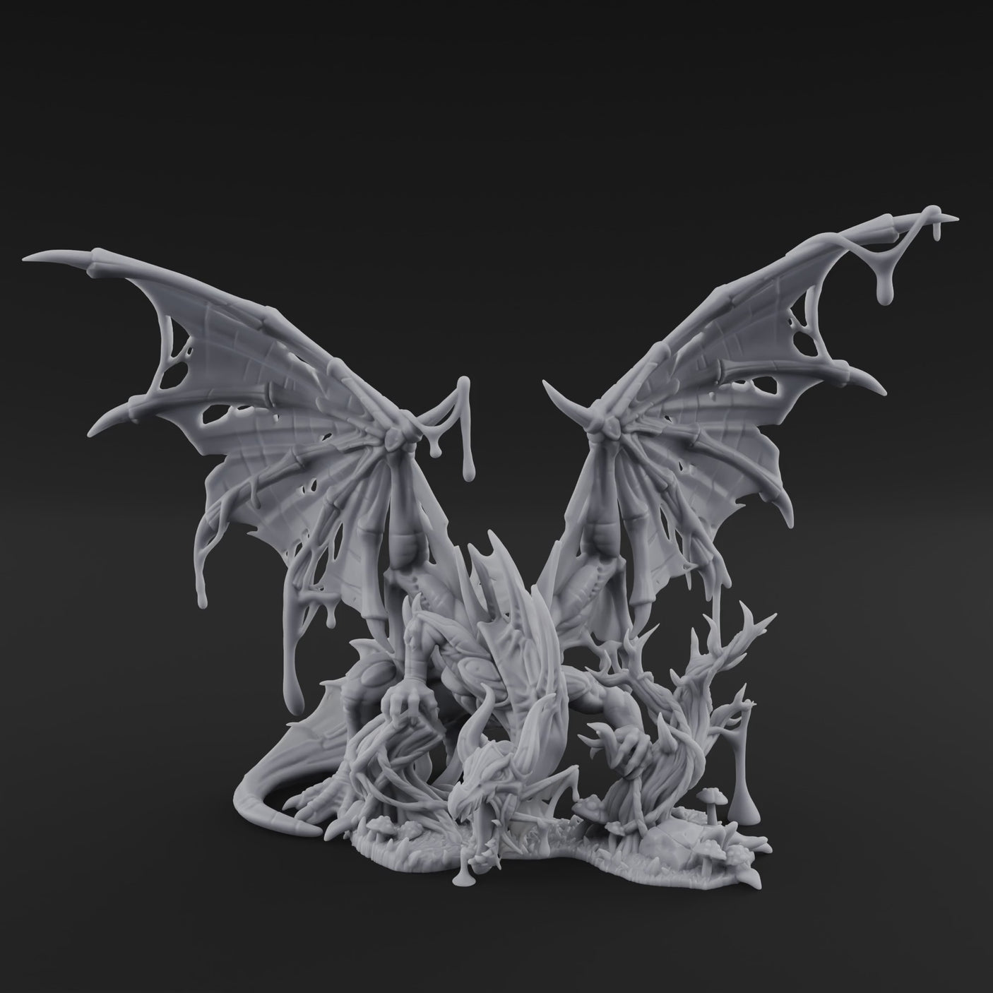Dripping And Oozing Black Dragon