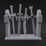 Ceremonial-Display Weapon Rack
