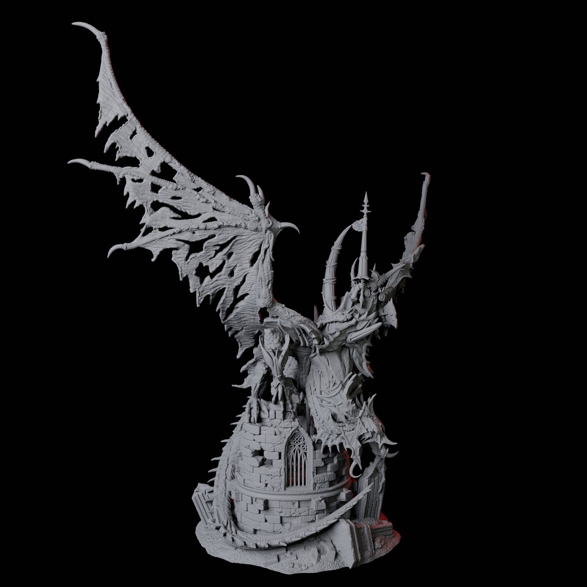 Epic Dracolich with Wraith