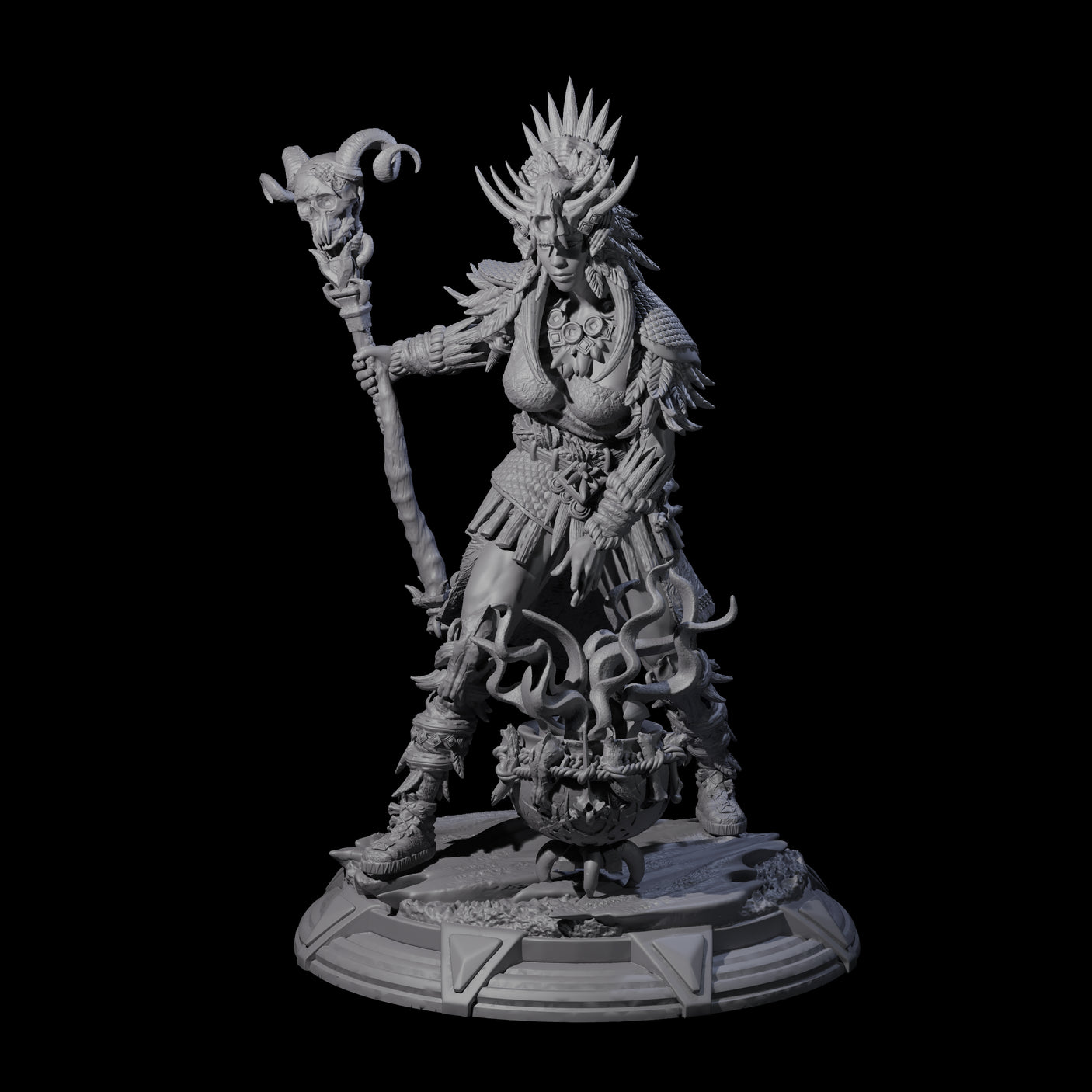 Wild Barbarian Witch