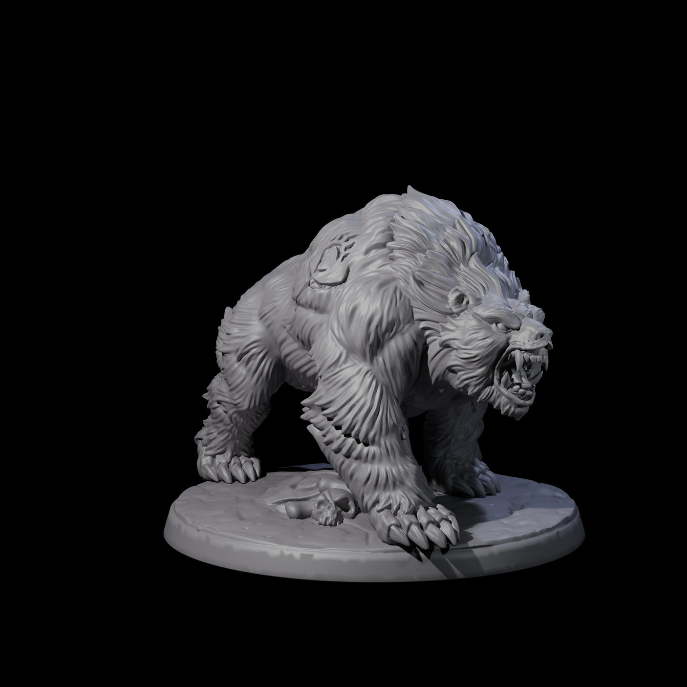 Growling Giant Bear