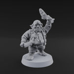 Makeshift Weapons Held High Halfling Militia B