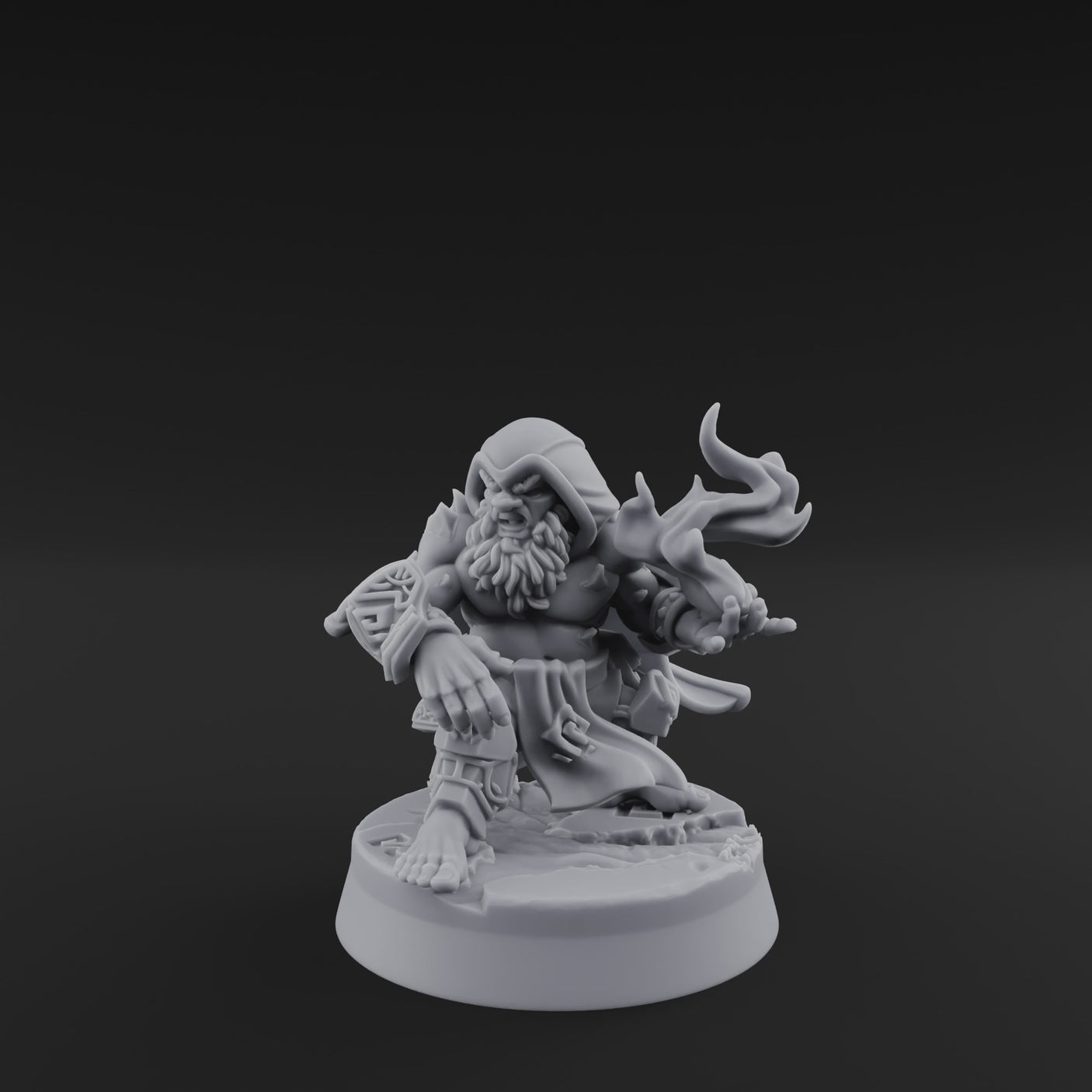 Flames Towering Skyward Dwarf Fire Casters C
