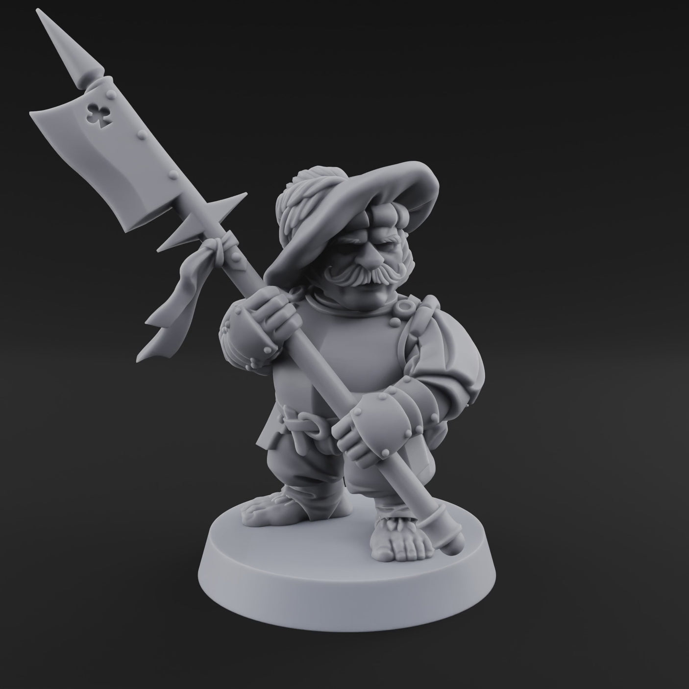 Feather Flourishing Halfling Halberdiers B