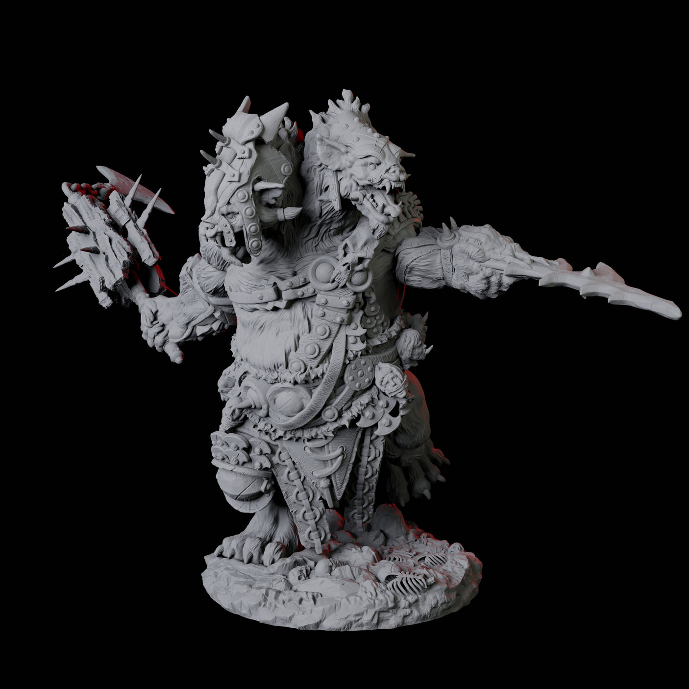 Gnoll Ettin B
