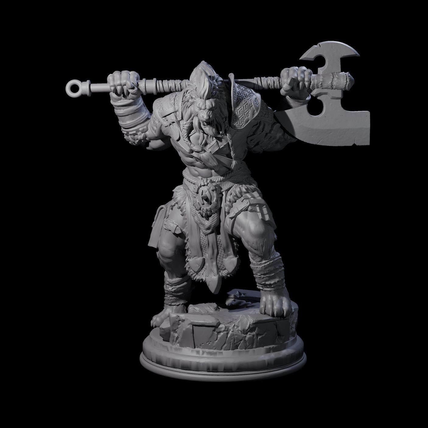 Terrifying Leonin Warrior