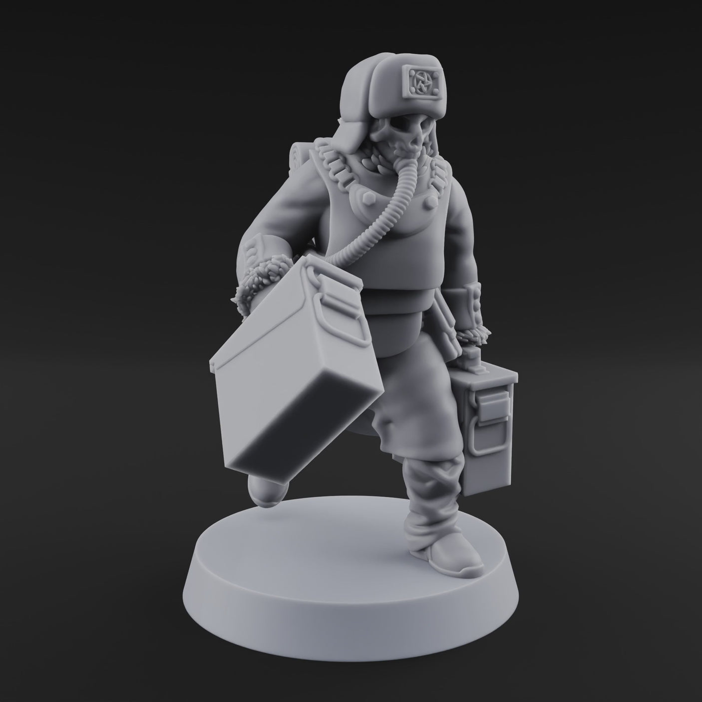 Munitions Running Human Guardsmen A