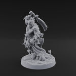 Axe Held High Ornate Human Warlords A