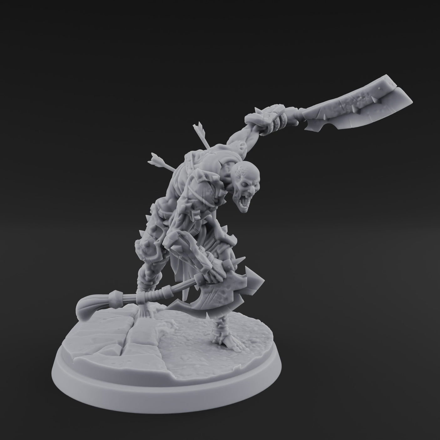 Axes Held High Ghoul Warriors B