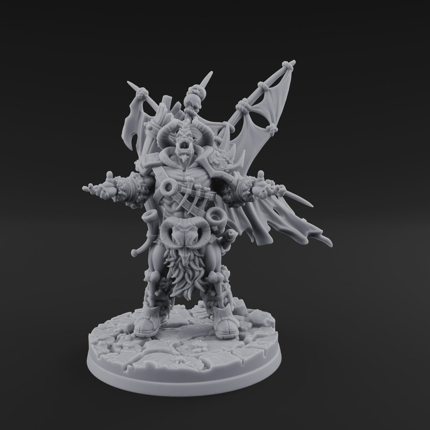Standards Held Aloft Orc Bannermen B