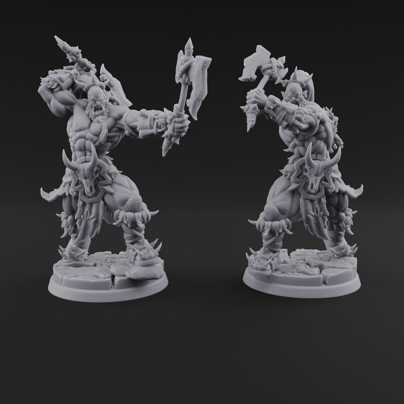 Stalwart Axe Orc Warriors