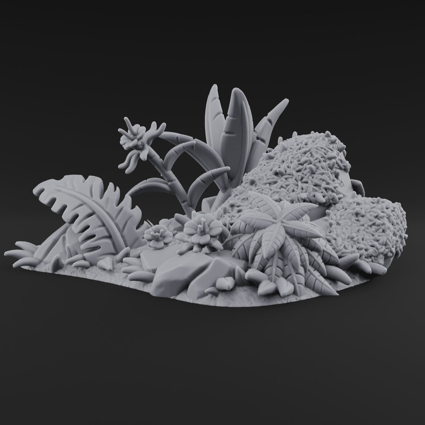 Overgrown Jungle Flora Cluster E