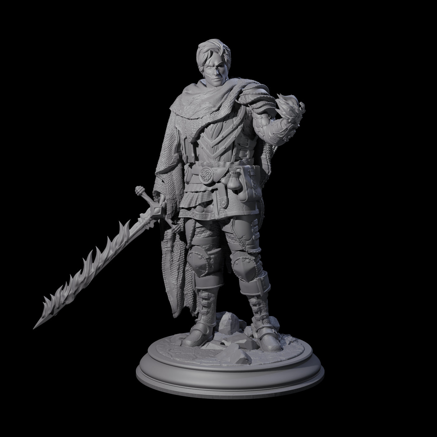 Flaming Sword Warlock